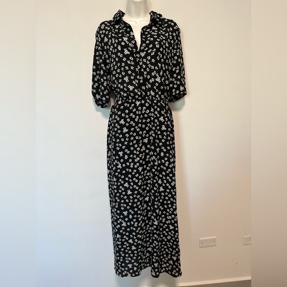 BB Dakota  Floral Education "Ditsy Floral" Printed CDC Midi Dress - Picture 4 of 9